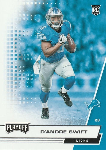 #209 D'Andre Swift - Detroit Lions - 2020 Panini Playoff Football