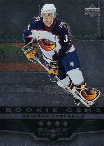 #209 Braydon Coburn - Atlanta Thrashers - 2005-06 Upper Deck Black Diamond Hockey