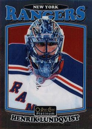 #R-20 Henrik Lundqvist - New York Rangers - 2016-17 O-Pee-Chee Platinum - Retro Hockey