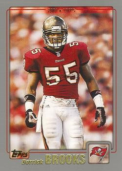 #20 Derrick Brooks - Tampa Bay Buccaneers - 2001 Topps Football