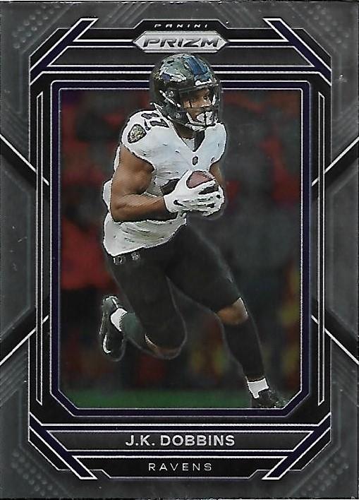 #20 J.K. Dobbins - Baltimore Ravens - 2022 Panini Prizm Football