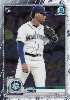 #20 Justin Dunn - Seattle Mariners - 2020 Bowman Chrome Baseball