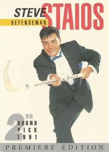 #20 Steve Staios - 1991 Arena Draft Picks French Hockey