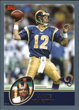 #20 Jamie Martin - St. Louis Rams - 2003 Topps Football