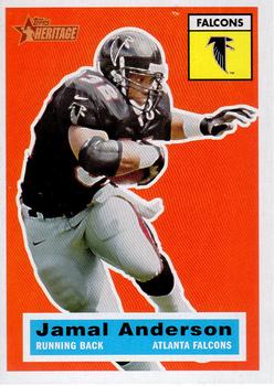 #20 Jamal Anderson - Atlanta Falcons - 2001 Topps Heritage Football
