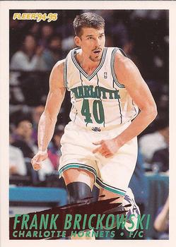 #20 Frank Brickowski - Charlotte Hornets - 1994-95 Fleer Basketball