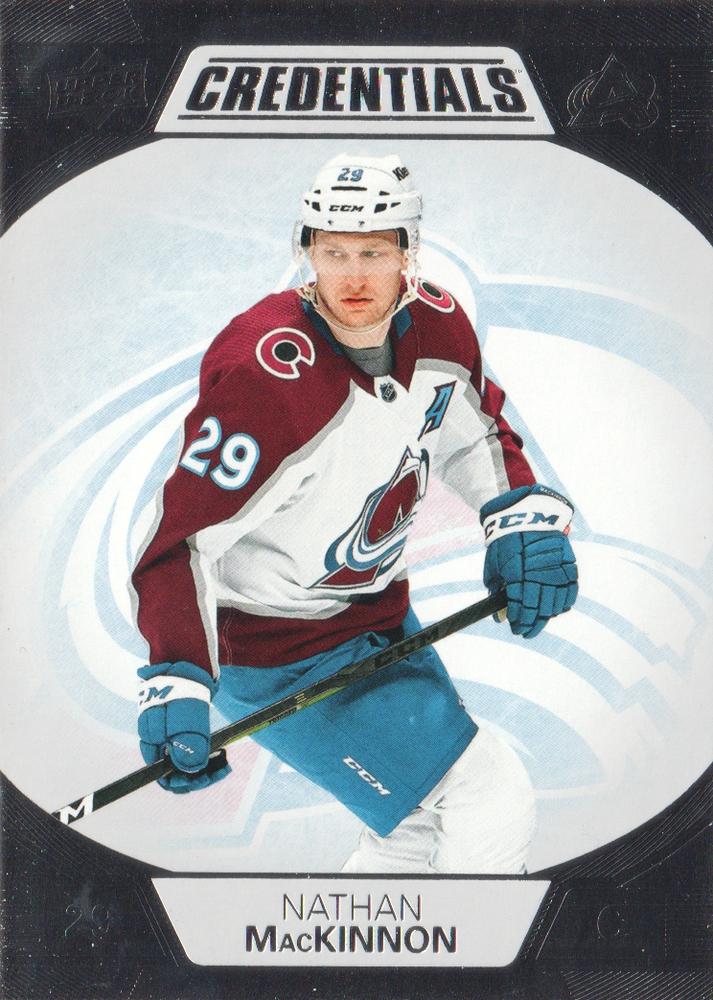 #20 Nathan MacKinnon - Colorado Avalanche - 2022-23 Upper Deck Credentials Hockey