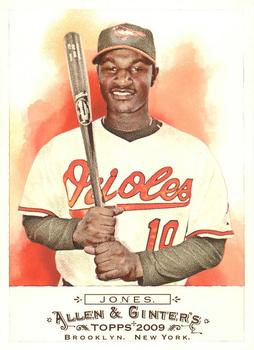 #20 Adam Jones - Baltimore Orioles - 2009 Topps Allen & Ginter Baseball