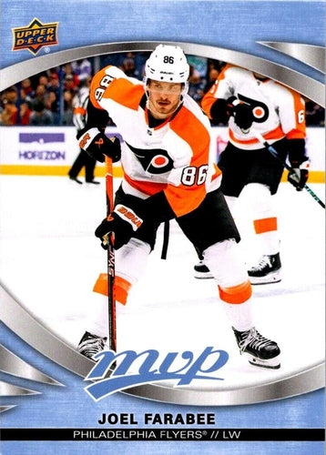 #20 Joel Farabee - Philadelphia Flyers - 2023-24 Upper Deck MVP - Ice Battles Hockey