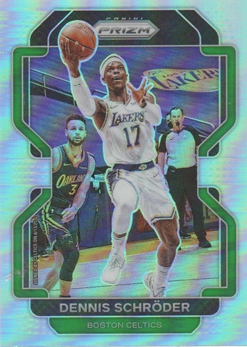 #20 Dennis Schroder - Boston Celtics - 2021-22 Panini Prizm - Silver Basketball