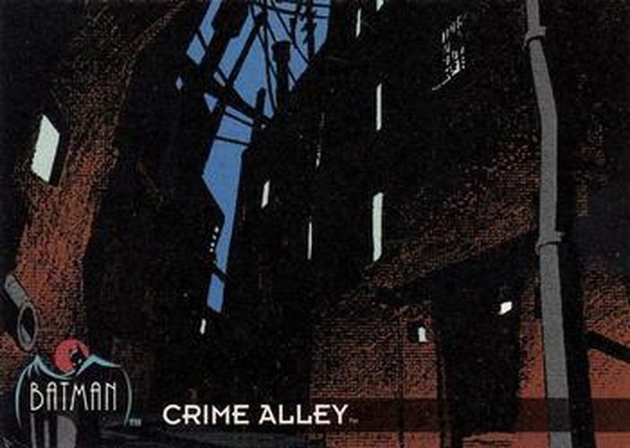 #20 Crime Alley - 1993 Topps Batman The Animated Series