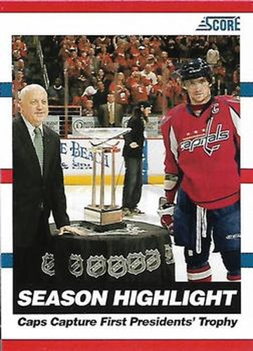 #20 Alexander Ovechkin - Washington Capitals - 2010-11 Score Hockey