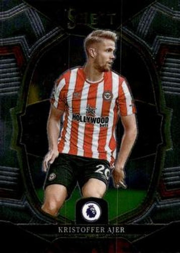 #20 Kristoffer Ajer - Brentford - 2022-23 Panini Select Premier League Soccer