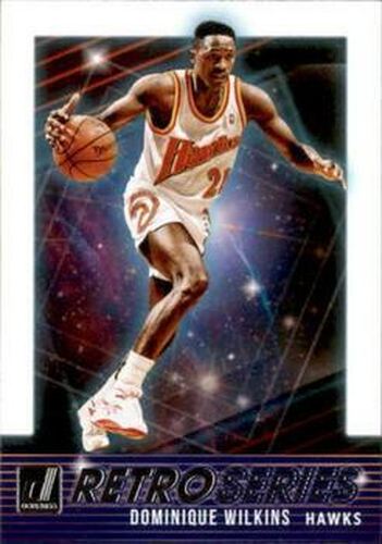 #20 Dominique Wilkins - Atlanta Hawks - 2021-22 Donruss - Retro Series Basketball