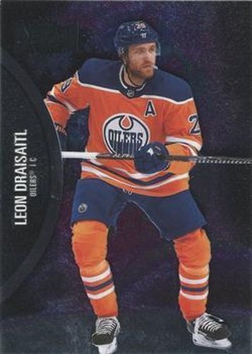 #20 Leon Draisaitl - Edmonton Oilers - 2021-22 Skybox Metal Universe Hockey