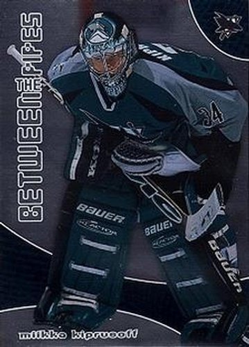 #20 Miikka Kiprusoff - San Jose Sharks - 2001-02 Be a Player Between the Pipes Hockey
