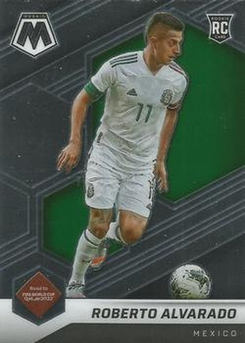 #20 Roberto Alvarado - Mexico - 2021-22 Panini Mosaic Road to FIFA World Cup Soccer
