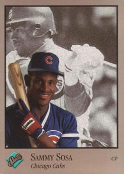 #20 Sammy Sosa - Chicago Cubs - 1992 Studio Baseball