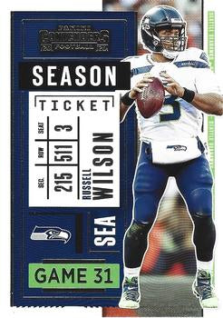 #20 Russell Wilson - Seattle Seahawks - 2020 Panini Contenders Football