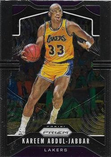 #20 Kareem Abdul-Jabbar - Los Angeles Lakers - 2019-20 Panini Prizm Basketball