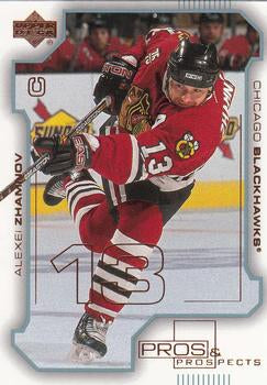 #20 Alexei Zhamnov - Chicago Blackhawks - 2000-01 Upper Deck Pros & Prospects Hockey