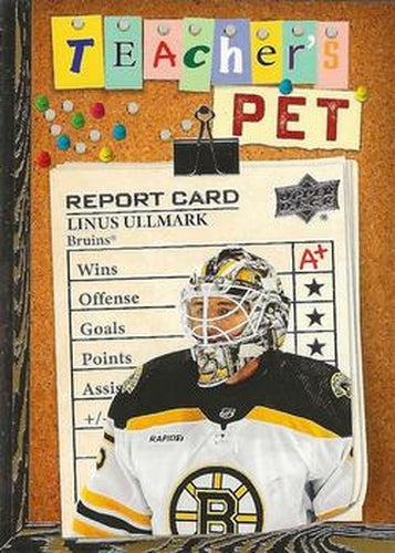 #TP-20 Linus Ullmark - Boston Bruins - 2023-24 Upper Deck - Teacher's Pet Hockey