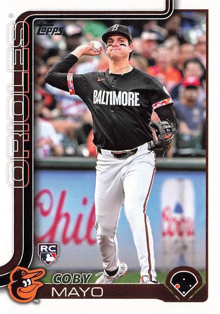#20 Coby Mayo - Baltimore Orioles - 2025 Topps Baseball