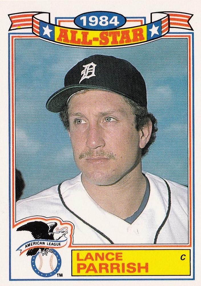 #20 Lance Parrish - Detroit Tigers - 1985 Topps - 1984 All-Star Game Baseball