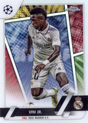 #20b Vini Jr. - Real Madrid CF - 2022-23 Topps Chrome UEFA Club Competitions Soccer