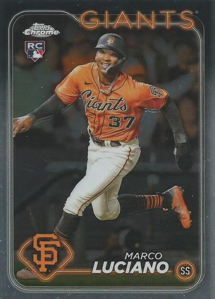 #210 Marco Luciano - San Francisco Giants - 2024 Topps Chrome Baseball