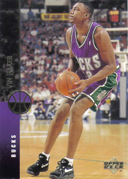 #210 Vin Baker - Milwaukee Bucks - 1994-95 Upper Deck Basketball