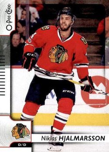 #210 Niklas Hjalmarsson - Chicago Blackhawks - 2017-18 O-Pee-Chee Hockey