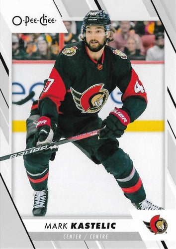 #210 Mark Kastelic - Ottawa Senators - 2023-24 O-Pee-Chee Hockey