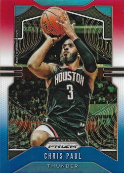 #211 Chris Paul - Oklahoma City Thunder - 2019-20 Panini Prizm - Prizms Red White and Blue Basketball