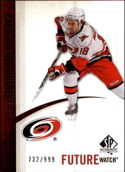 #211 Jonathan Matsumoto - Carolina Hurricanes - 2010-11 SP Authentic Hockey
