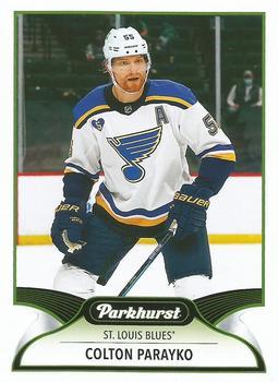 #211 Colton Parayko - St. Louis Blues - 2021-22 Parkhurst Hockey