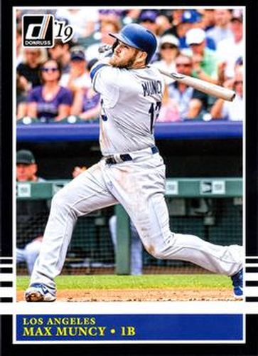 #211 Max Muncy - Los Angeles Dodgers - 2019 Donruss Baseball