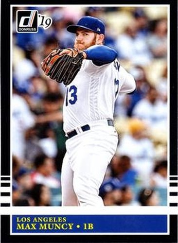 #211b Max Muncy - Los Angeles Dodgers - 2019 Donruss Baseball