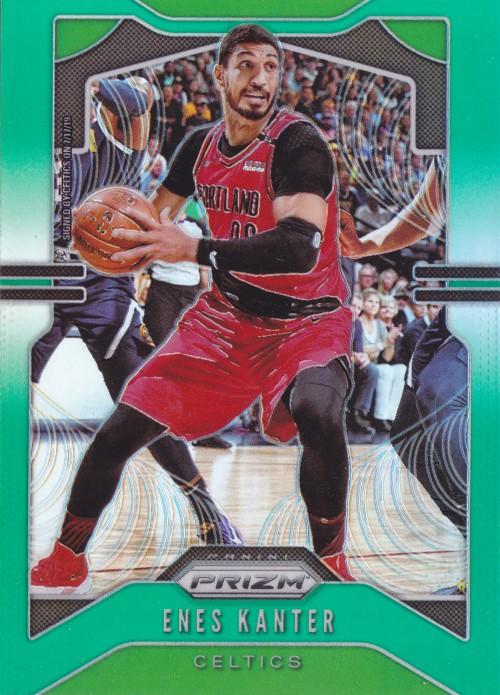 #212 Enes Kanter - Boston Celtics - 2019-20 Panini Prizm - Prizms Green Basketball