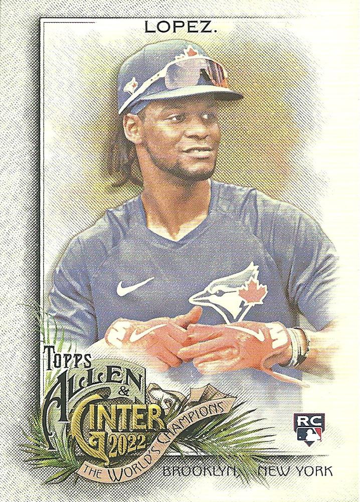 #212 Otto Lopez - Toronto Blue Jays - 2022 Topps Allen & Ginter Baseball