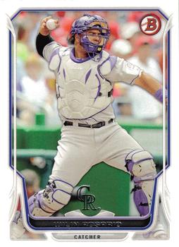 #212 Wilin Rosario - Colorado Rockies - 2014 Bowman Baseball