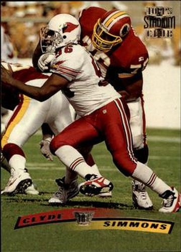 #212 Clyde Simmons - Arizona Cardinals - 1996 Stadium Club Football