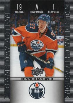 #HGD-1 Connor McDavid - Edmonton Oilers - 2019-20 Upper Deck Tim Hortons - Game Day Action Hockey