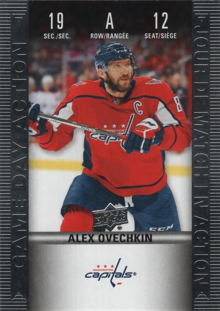 #HGD-12 Alex Ovechkin - Washington Capitals - 2019-20 Upper Deck Tim Hortons - Game Day Action Hockey