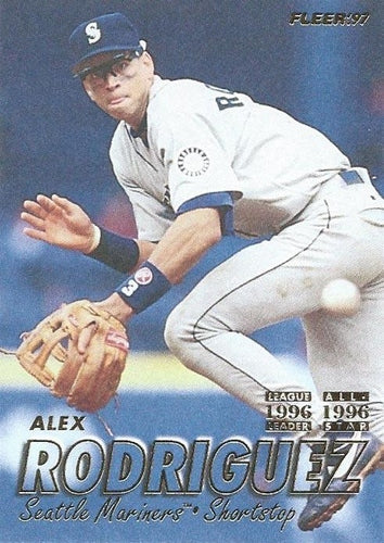 #213 Alex Rodriguez - Seattle Mariners - 1997 Fleer Baseball