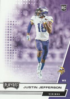#213 Justin Jefferson - Minnesota Vikings - 2020 Panini Playoff Football