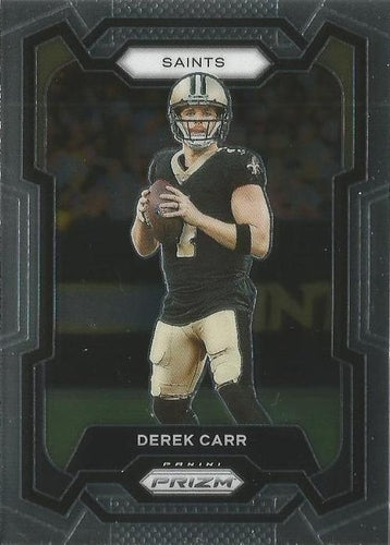 #213 Derek Carr - New Orleans Saints - 2023 Panini Prizm Football