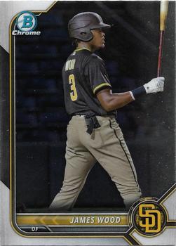 #BCP-213 James Wood - San Diego Padres - 2022 Bowman - Chrome Prospects Baseball
