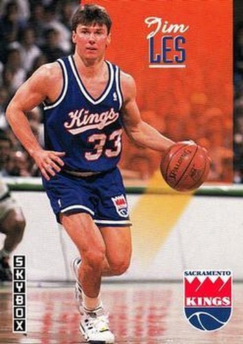 #213 Jim Les - Sacramento Kings - 1992-93 SkyBox Basketball