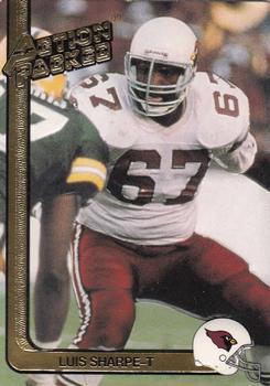 #213 Luis Sharpe - Phoenix Cardinals - 1991 Action Packed Football